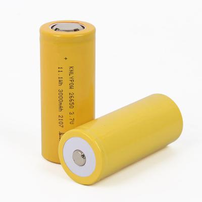 China Toys Sell 26650 Lifepo4 Cylindrical Rechargeable Battery 3.2v 3000mah 3300mah Li-ion Lithium Battery Bulk Cell For Power Tools for sale