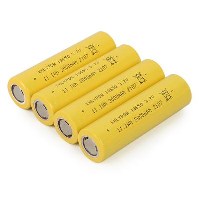 China Toys 18650 Cylindrical Rechargeable 3.7v 3000mah Li-ion Battery Cell For Electro-Adventure Vehicles for sale