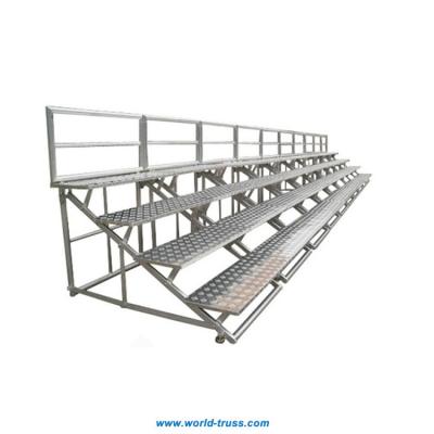 China Concert ; Events; Exposure ; Wedding ; China Supplier Portable Folding Performance And So On Aluminum Choir Stage 3 Layers For Event for sale