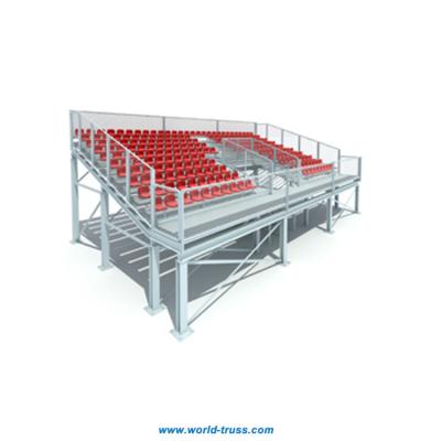 China Concert ; Events; Exposure ; Wedding ; Outdoor Galvanized Performance Frame And So On Tip And Roll Aluminum Bleachers Seating Basketball Bleachers for sale