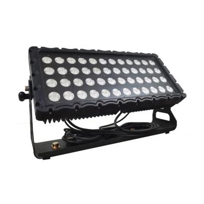 China Theme Park 480W IP65 Stage LED Building City Waterproof Color Light DJ Up RGBW LED Bar Light Outdoor Wall Wash 48X10W Led Flood Light for sale