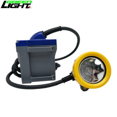 China GLT-7C Luces de tapa de minería 6.6Ah Batería recargable 15000Lux Bajo tierra lámpara delantera de mineros con cable en venta