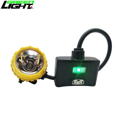 China 15000lux Mining Hard Hat Light Met Achterwaarschuwingslicht 3.7V 450mA 1.7W Te koop