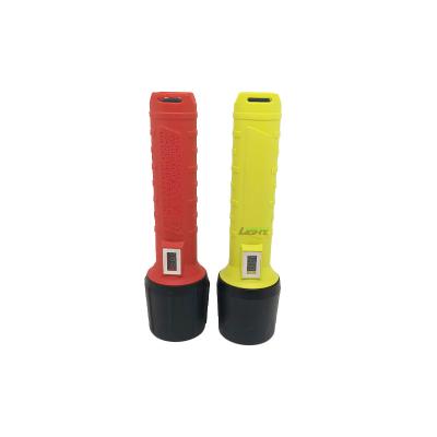 China LED Digital Display GL-T666 B Explosion Proof Flashlight With Panasonic Lithium Battery for sale