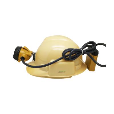 China 450g Leichtgewicht Bergbau-Kappenlampen mit 348 Lum / 15000-25000 Lux zu verkaufen