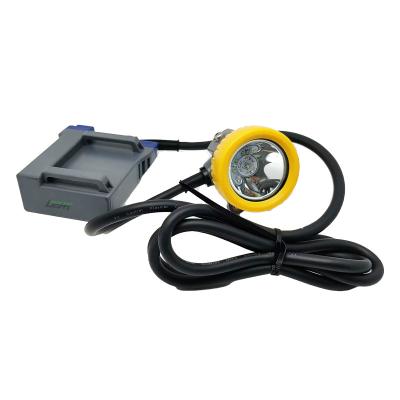 China Rechargeable Mining Cap Light with Ultra Bright 100 000-Hour Lamp Head en venta