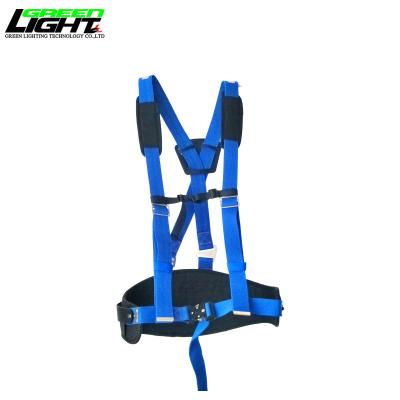 China Adjustable Polyester Webbing Miners Waist Belt With Self Locking Clips Reflective Strips zu verkaufen