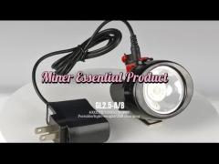 3.7V 4000LUX Rechargeable Mining Headlamp Underground Coal Mining Lights