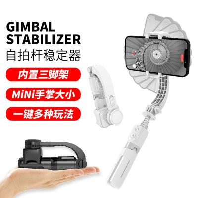 China Mobile Phone MINI Gimbal Stabilizer BT Tripod Selfie Stick Single Axis Aluminum Alloy 1 for Handheld Smartphone Gimbal for sale