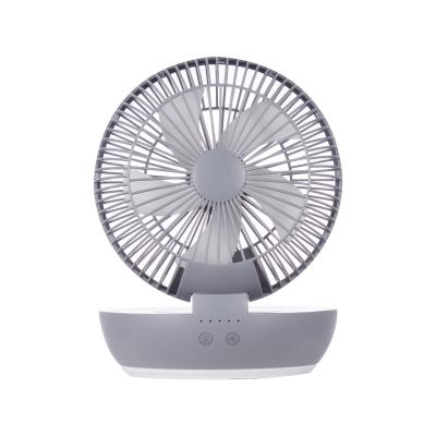 China Other cheap price charging big wind long battery life four-season wireless single desk fan for sale