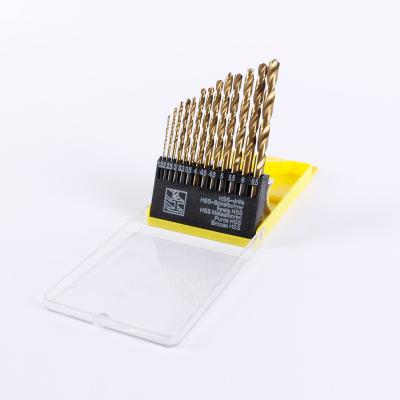 China Metal Drilling 13 Pcs  Power Tool Accessories Twist Drill Bit Set for Stainless Steel for sale