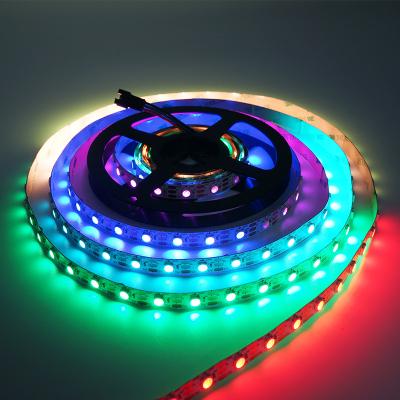 China Sk6812 LANDSCAPE Addressable 5v RGBW 4 in 1 60leds/m pixel led strip for advertising lighting, facade lighting and decoration for sale