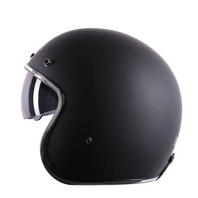 China D-helmet Motorcycle Anti-collision Motorcycle Personality Half Helmet Four Seasons 3/4 Motorcycle Helmet for sale