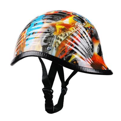 China 2022 Hot Sale Custom ABS Half Face Helmet Motorcycle Helmet Women Riding Safety Helmet Of The Head for sale