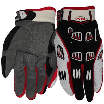 China 2022 Factory Touchscreen Full Finger Knuckle Protection Anti Slip Motorcycle Racing Gloves for sale