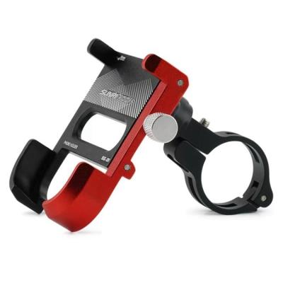 China PORTABLE Cell Phone Holder For Bike Handlebar Aluminum Alloy Light Durable Bicycle Phone Holder for sale