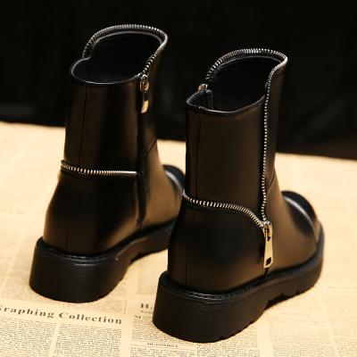 China Black Winter Fashion New Design Boots Female Custom Wholesale Snow Boots And Velvet New Martin Boots for sale