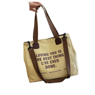 China Fashion Lady Bags Large Capacity Shopping Bag Tote Women Casual Customized PORTABLE Travel One Shoulder Messenger Bag for sale