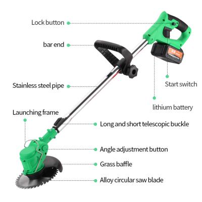 China Miniaturization Cordless High Quality Handheld Garden Commercial Lithium Automated Lawn Mower for sale