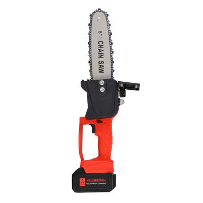 China Electric Cordless Mini Chainsaw One-Hand Power Chainsaw Lithium Cordless Saw Chainsaw for sale