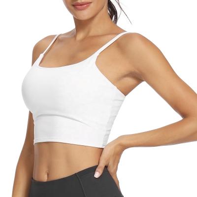 China Breathable Wholesale Ladies Gym Sleeveless Training Sports Vest Women Yoga Bra for sale