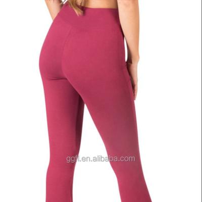 China Breathable Slim Commuter Sports Soft Solid Color High Waist Bell Bottoms For Women Flare Yoga Panties for sale