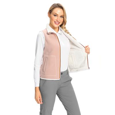 China Breathable Casual Stand-Up Collar Winter Top For Female Winter Warm Vest for sale