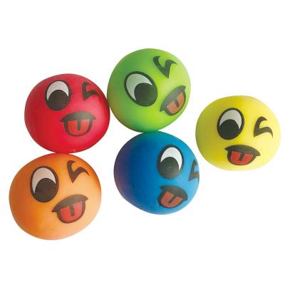 China Soft Toy Funny Anti Stress Emjio Shape Squeeze Ball for sale