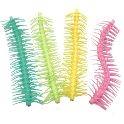 China Novelty Amazon Hot Sale TPR Colorful Huge Centipede Anti Strain Toy for sale