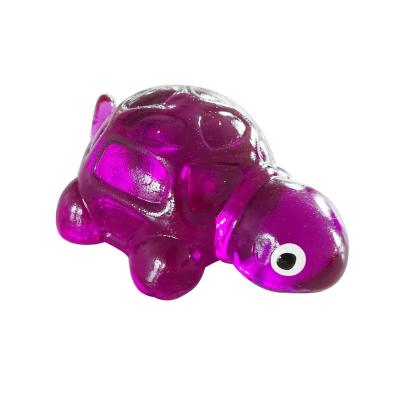 China Novelty Lovely Ocean Soft Sticky TPR Jelly Turtle Animal Toy For Vending Machine Capsule for sale