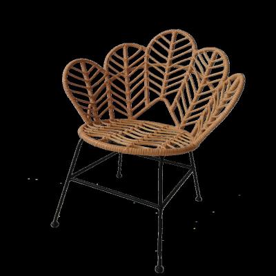 China Modern hot sale PE rattan chair dining and outdoor tea table chair for sale