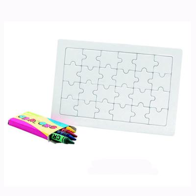 China Cheap Blank 3D Puzzle Game Kids DIY Personalized TRG129 Jigsaw for sale