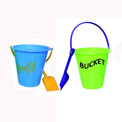 China Custom Promo Colorful Sand Beach Bucket With Shovel Set TR819 for sale