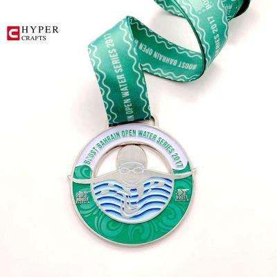 China Europe competition medal as commemoration cheap medal sports swimming medal for sale