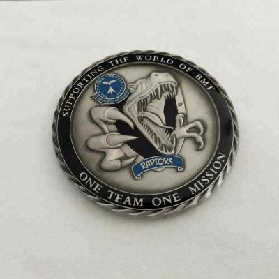 China China 3 Inch Custom Metal Double Sided With Epoxy As Souvenir Challenge Coin for sale