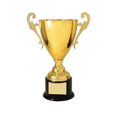 China China Wholesale Custom Design Cup Shape Gold Trophy Award for sale