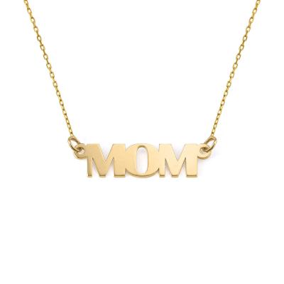 China High Quality Custom Necklace Customized Any Name Necklace Personalized 925 Sterling Silver 18k Gold Plated for sale