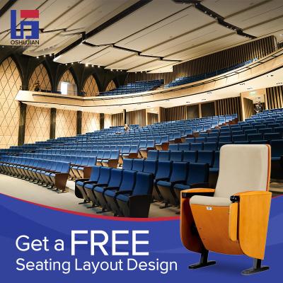 China Modern Factory Customized Auditorium School Lecture Hall Factory Customized Lecture Hall Seating Chairs for sale