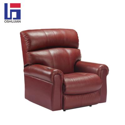 China Modern Top Class Theater Leather VIP Cinema Seating Chair Reclining Sofa SJ5803 for sale