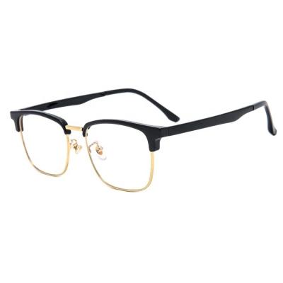 China TR-90 With Metal Mix Glasses Frames 88008 New Models Stock Any Face Men TR90 Metal Mixed Full Glass Luxury Frames Eye FIM Glasses Optical Frames for sale