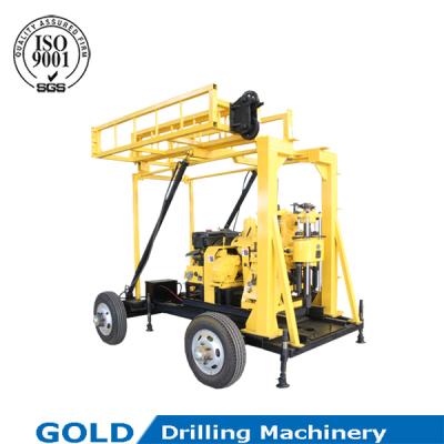 China Hydraulic multi-usage wheel-mounted drilling machinery for sale