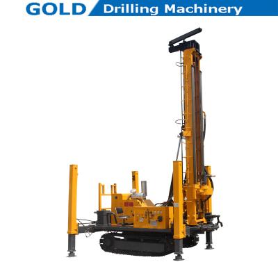 China 1.5m Landing Leg Strock Crawler Mounted DTH Hammer Drilling Rig for sale