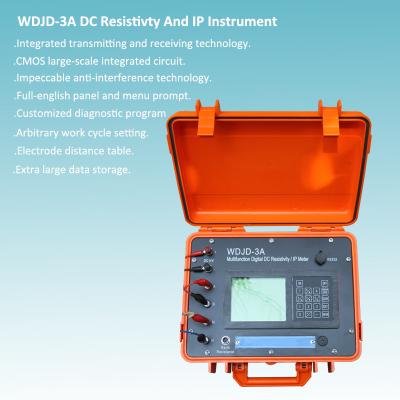 China Extra Large Data Storing DC Resistance And Induced Polarization Insrtument for sale