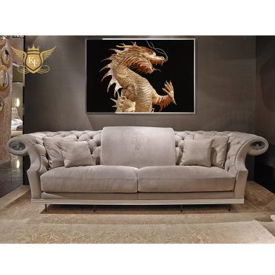 China Custom Lightweight Luxury Living Room Sofa Set For Villa Modular KF HOME Living Room Home Furniture for sale