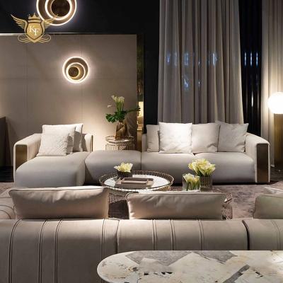 China Wholesale Comfortable Simple Design Sofa Living Room Home Furniture Italian Factory Modern Modular Extendable Luxury for sale