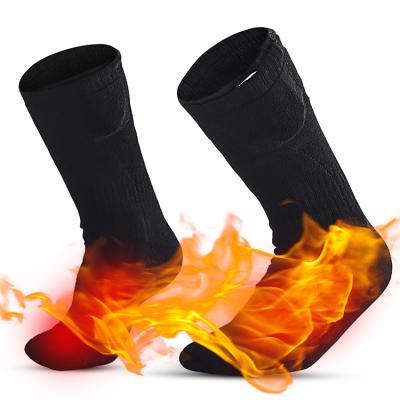 China Youth QUICK DRY Washable Passionate Winter Rechargeable Battery Electric Heated Sock For Men for sale