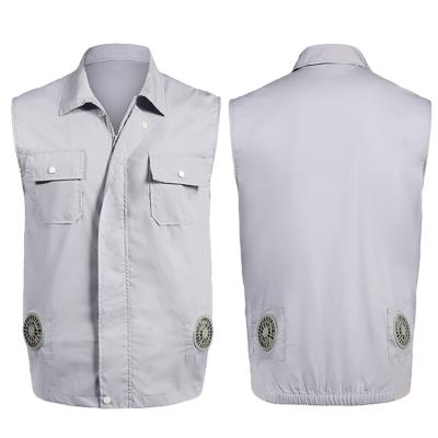 China Outdoor Anti-wrinkle Clothing Hot Weather Air Conditioner Fan Cooling Vest for Cooled Workers for sale