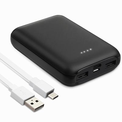 China 2 Output Ports Easily Customized Black Fast Charging Sample USB Ports Power Dual Bank for sale