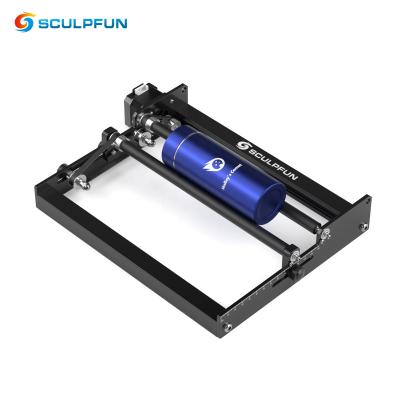 China Home Use SCULPFUN Laser Roller Y Axis Rotary Laser Engraver Rotary Roller with 360 Rotating for Laser Engraving Cylindrical Objects Boxes for sale