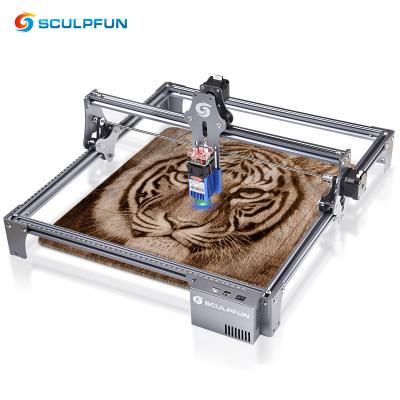 China SCULPFUN S6 Eco-friendly Portable Laser Printer Marking Machine Using For Household 60W Plastic Desktop Woodworking Engraving Machine Laser for sale